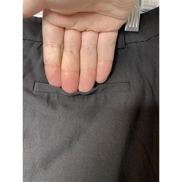 Guess Collection Pants Womens 12 Black Flare Stretch Dress Career Work USA Nylon - Picture 7 of 11